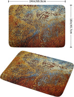 Brown Rust Colorful Metal Rusty Steel Iron Dish Drying Pad 18 x 24 Inch - Image 2