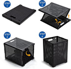 42L Collapsible Plastic Laundry Baskets, Foldable Laundry Hamper - Image 5