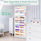 Heavy Duty Over The Door Organizer 6 Tiers, Extra Large Behind Door Storage of - Image 4