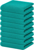Homaxy 100% Cotton Waffle Weave Kitchen Dish Towels, Ultra Soft Absorbent Quick by Homaxy