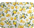 Lemon Dish Drying Mat Spring Summer Kitchen Dish Drying Pad Absorbent Drying Mat by farg