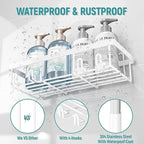 5 Pack Shower Caddy Organizer Rack Shelf - Image 4