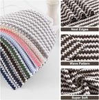 Homaxy 18 Pack Kitchen Dish Cloths, Ultra Soft and Absorbent Dish Towels - Image 2