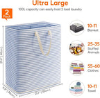 Lifewit 2 Pack Laundry Hamper Large Collapsible Laundry Baskets, Freestanding - Image 4