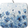 Giwawa Blue Floral Dish Drying Mat by Giwawa