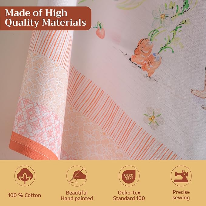 Maison d' Hermine Kitchen Towels Set of 3 100% Cotton 27.50" x 20" Reusable - Image 3