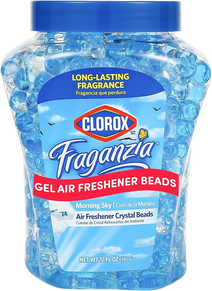 Clorox Fraganzia Crystal Beads Air Freshener, Long Lasting Room Deodorizer and by Clorox