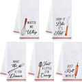 R HORSE 5Pcs Kitchen Dish Towel Funny Cookware Kitchen Dishcloth Absorbent by RHORSE