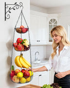 FANGSUN 3-Tier Hanging Fruit Basket - Image 2