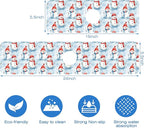 Christmas Snowman with Hat Kitchen Sink Splash Guard Mat Absorbent Fast Drying - Image 3