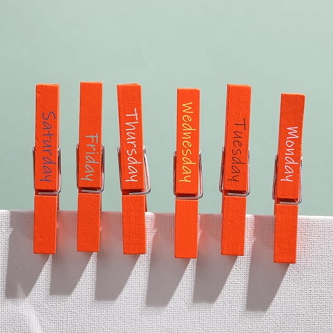 Mr. Pen- Wooden Clothes Pins, Natural Wood, 50 Pack, 2.9 Inch, Rust Resistant - Image 8
