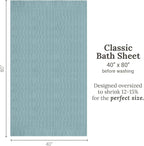 GILDEN TREE Waffle Bath Sheet Large Bath Towels Quick Dry Thin Body Towels - Image 8