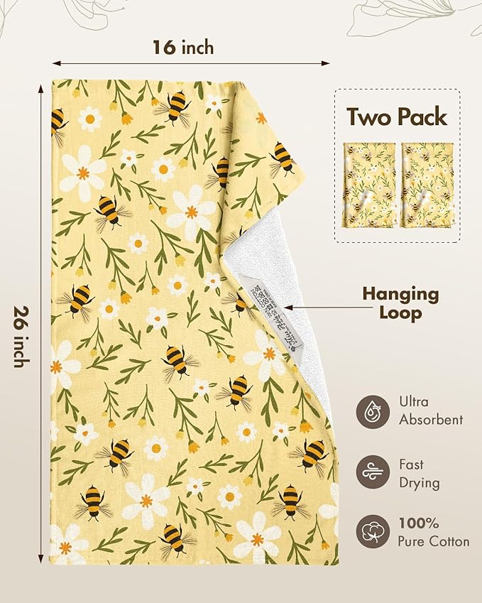 Cotton Kitchen Towels Set of 2 - Image 4