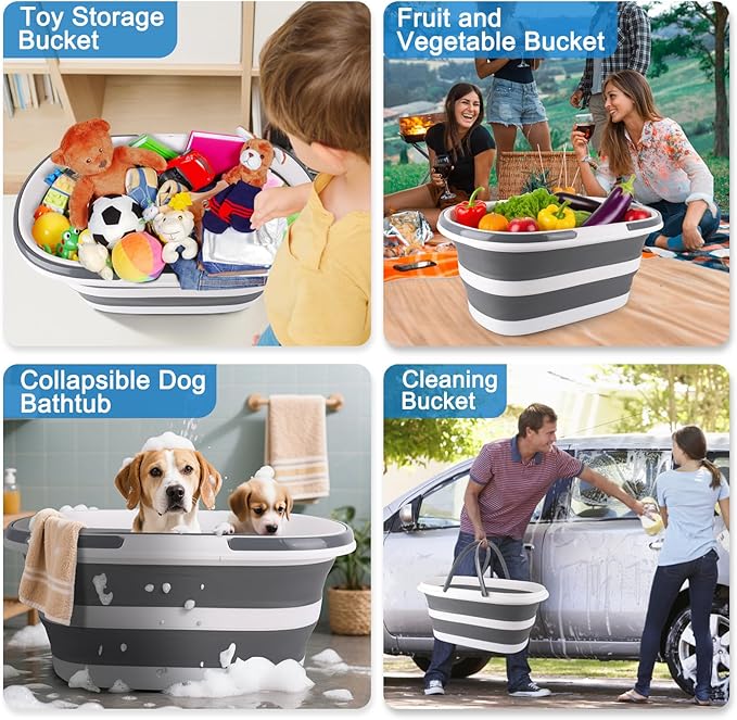 Extra Large Collapsible Bucket 35L Mop Bucket - Image 6