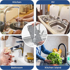 BFONS Silicone Faucet Handle Drip Catcher Drying Tray Mat Dish Soap Sponge - Image 7
