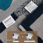 SEMAXE Bathroom Towel, 100% Cotton Bath Towel - Image 4