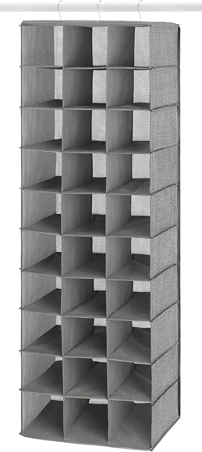 Whitmor 30 Sections Hanging Clothes Closet Organizer, Space Saving Breathable - Image 6