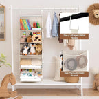 StorageWorks 5-Shelf Hanging Closet Organizers, Foldable Closet Storage - Image 4