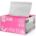 Colortrak Embossed Sheets Silver Aluminum Foil Pop-up Dispenser, 500 Pre-cut by Colortrak