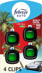 Febreze Car Air Freshener Vent Clip Old Spice Fiji Scent, .07 oz. Car Vent Clip by Febreze