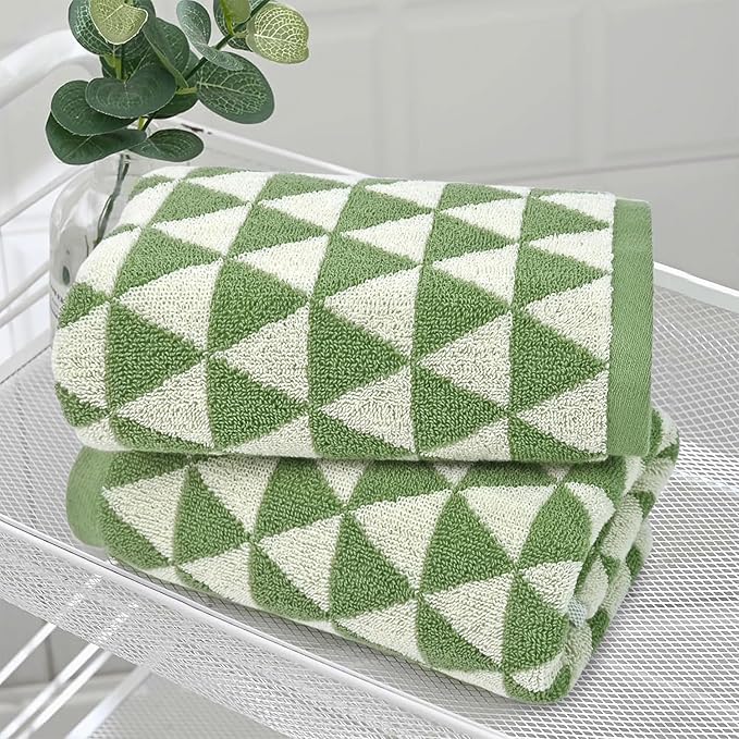Jacquotha Green Hand Towels for Kitchen & Bathroom, 2 Pack Soft Lightweight - Image 7