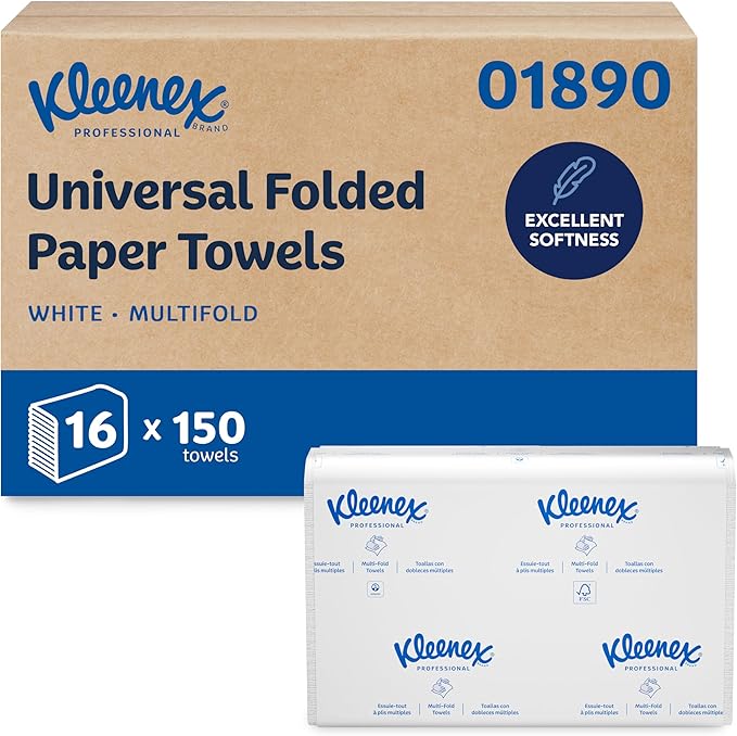 Kleenex Professional Universal Multifold Paper Towels, Absorbency Pockets by Kleenex%C2%AE