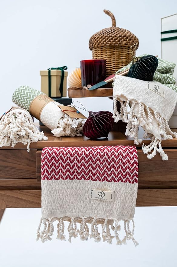 Madamelique Christmas Hand Towels Set of 2-18 x 40 Inches - Image 7
