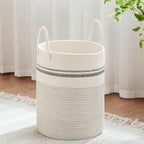 VIPOSCO Large Laundry Hamper, Tall Woven Rope Storage Basket by VIPOSCO