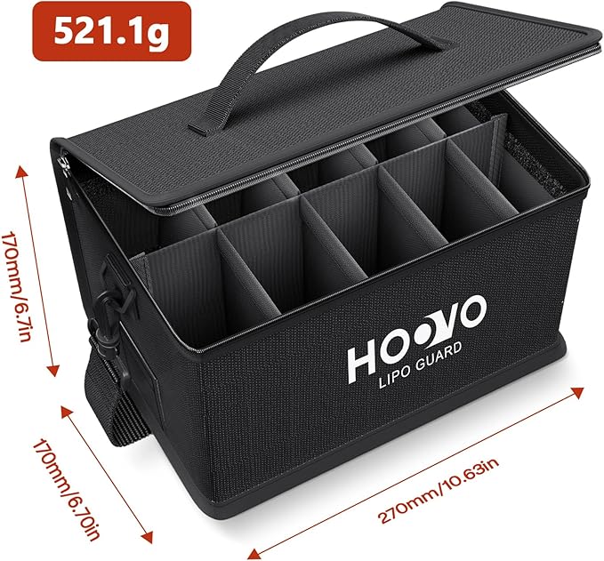 HOOVO Lipo Bag, Fireproof and Explosionproof LiPo Battery Bags - Image 7