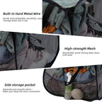 Collapsible Laundry Basket 90L, Foldable Mesh Pop-up Laundry Hamper - Image 3