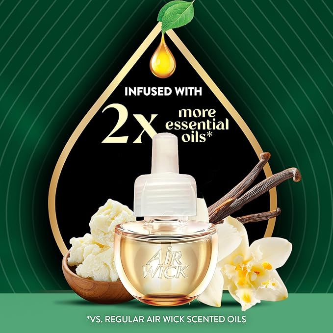 Air Wick Scented Oils 0+4 Refill Sweet Vanilla & Shea Butter - Image 3