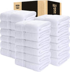 Utopia Towels 18 Pack Bath Towel Set, 500 GSM 100% Ring Spun Cotton Medium by UTOPIATOWELS