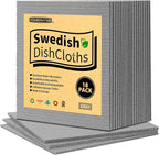 HOMERHYME Swedish Dishcloths, 18 Pack Absorbent Dish Towels by HOMERHYME