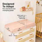 2-Pack Baby Changing Pad Cover for Girl, Boy - Image 4
