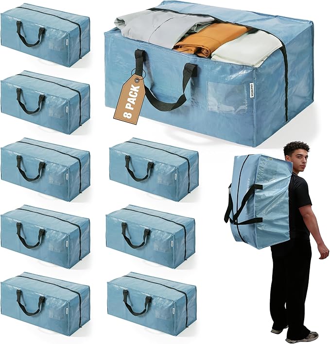 WORKPRO 8 Pack Extra Large Moving Bags by WORKPRO