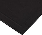 Hawmam Linen Black Bath Mats, 21 x 34 inches, Banded Design, Highly Absorbent - Image 6