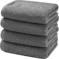 SEMAXE Gray Hand Towels for Bathroom, Quick-Drying, Easy Care by SEMAXE