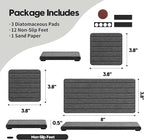 3 Pack Diatomite Stone Sink Tray, Water Absorbing Mat - Image 2