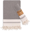 Evelynen Turkish Hand Towels for Bathroom & Kitchen Towels Decorative Set of 2 by EvelynenHome