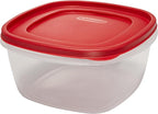 Rubbermaid Easy Find Lids Food Storage Container, 14 Cup, Racer Red - Image 3