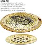 2PCS Hair Catcher Shower Drain/Strainer/Cover/Filter/Trap, Bathtub Drain Cover - Image 6