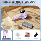 Rechargeable Fabric Shaver for Clothes: 6-Leaf Blades & 3 Speeds to Remove - Image 5