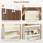 Over The Door Organizer, 6 Shelf Door Hanging Organizers - Image 6