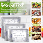 Reusable Aluminum Foil Sealable Storage Bags, Thicken Stand Up Foil Sealable - Image 7