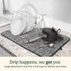 Cuisinart Dish Drying Mats for Kitchen Counter - Image 2