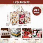VENO 6 Pack Moving Bags, Large Christmas Storage Bins - Image 4