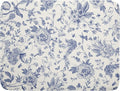 Giwawa Chinoiserie Flower Dish Drying Mat Blue Leaves Dishes Drying Pad by Giwawa