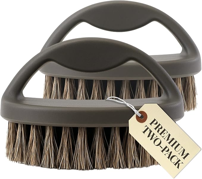 Hat Brush for Felt and Wool – Soft Horsehair Bristles for Cleaning Cowboy Hats by EagleShoeCare