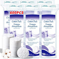 Premium Cotton Pads for Face, 100% Pure & Natural Organic Cotton Rounds by KUKEOitemstoaddfuntoyourlife