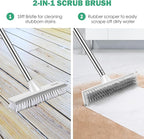 SetSail Upgraded Large 12 in Wide Floor Scrub Brush - Image 4